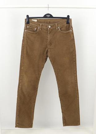 Чоловічі вільвет штани / брюки levi’s premium 511