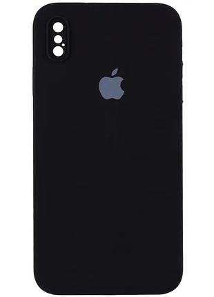 Чохол fiji silicone case full camera для apple iphone x бампер накладка із захистом камери black