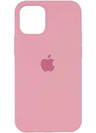 Чохол fiji silicone case для apple iphone 16 pro бампер накладка soft touch з мікрофіброю rose powder