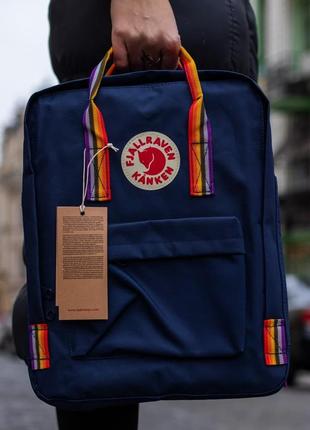 Fjallraven kanken синий водонепроницаемый рюкзак 🆕бирка и флаг швеции🆕 канкен рюкзак1 фото