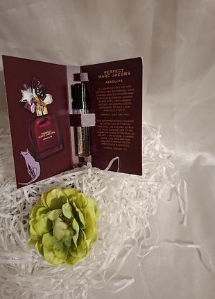 Marc jacobs perfectabsolute парфумована вода пробник 1.2 ml