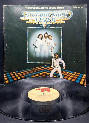 Bee gees saturday night fever (не хватает одной пластинки, немецкий пресс) / платье /винил /vinyl /vintage