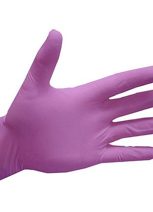 Одноразові нітрилові рукавиці easycare pink - 50 пар/уп, xs