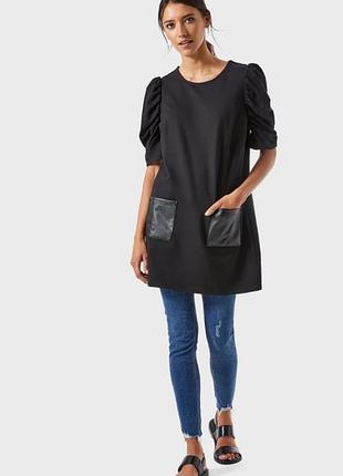 Чорна сукня туніка від dorothy perkins, 14