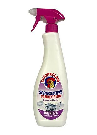 Обезжиритель в спрее chante clair с отбеливателем с цветочным ароматом sgrassatore universale con candeggina, 625 мл