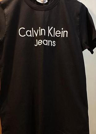 Футболка calvin klein jeans чорна, нова з бірками, розмір s