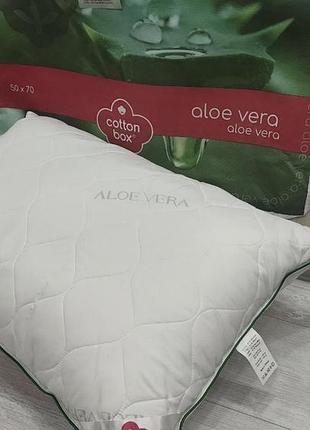 Подушка aloe vera cotton box 50 x 70 см белая