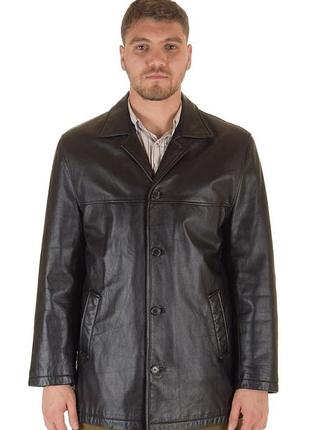 Шкіряна куртка trem leather, італія, нова з біркою