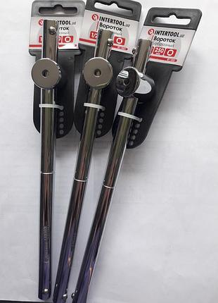 Вороток т-подібний 1/2" 250 мм, cr-v. storm intertool et-1021