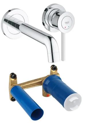 2029200c grohe bauclassic змішувач для раковини, прихованого монтажу в комплекті з внутрішньою частиною