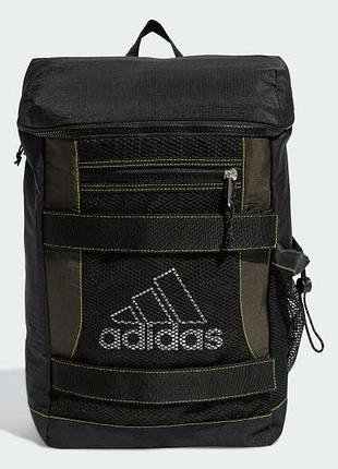 Рюкзак adidas performance чорний з оливковими вставками