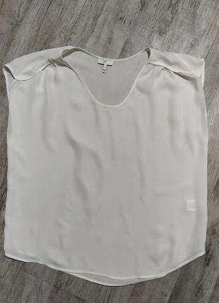 Блуза из 100% натурального шелка, цвет экрю, joie6 фото