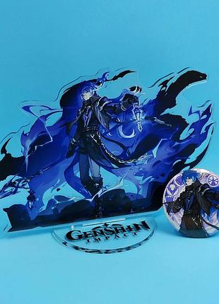 Акриловая фигурка флинс 2 из геншин импакт flins genshin impact