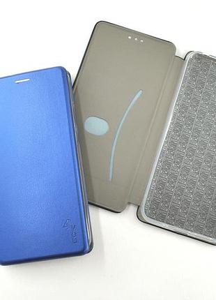 Чехол книжка для телефона xiaomi redmi note 10/10s orig на магните с функцией подставки и карманом для карт blue 4you