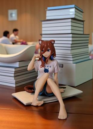 Сидяча аніме неко фігурка miku nakano