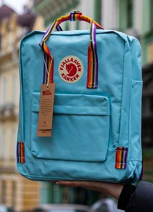 Fjallraven kanken блакитний водонепроникний рюкзак 🆕бирка і прапор швеції🆕 канкен рюкзак