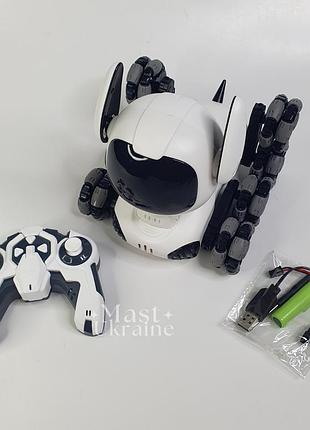 Інтерактивна іграшка робот-собака tooby на радіокеруванні з світловими та звуковими ефектами, 4d-y9 6