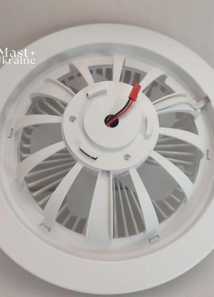 Вентилятор-люстра в патрон led multi-function fan light с поворотным шарниром + пульт eva-27 6