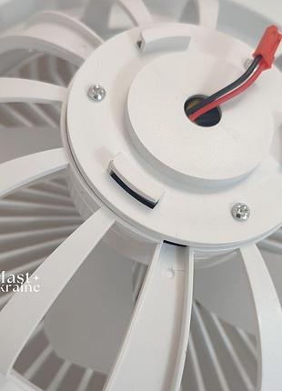 Вентилятор-люстра в патрон led multi-function fan light с поворотным шарниром + пульт eva-27 8