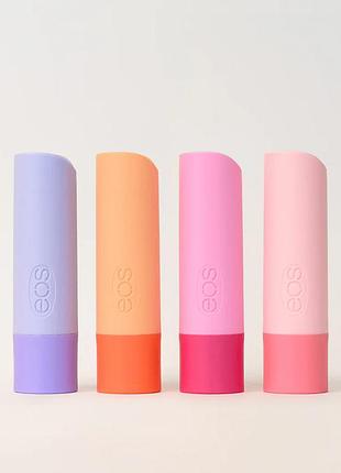 Набір бальзамів для губ eos 100% super strawberry 4-pack lip balm