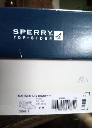 Мокасины топсайдеры sperry 10