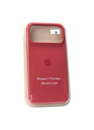 Чехол силиконовый для iphone 17promax silicone case orig full №25 camelia 4you