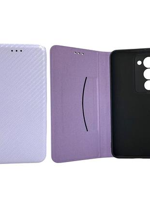 Чехол книжка для телефона xiaomi redmi 15 4g 171mm fiber на магните с функцией подставки и карманом для карт blue 4you
