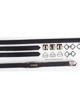 Фиксатор-распорка lockink adjustable spreader bar set - black 2