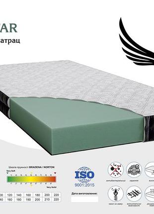 Ортопедический беспружинный матраc премиум класса sonma boro star высота 18 см 90, 190