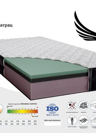 Ортопедически анатомический беспружинный матрас sonma lullaby высота 21 см 180, 190