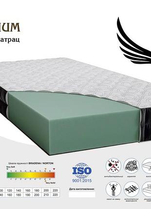 Ортопедический беспружинный матрац премиум класса sonma millennium высота 20 см 180, 190