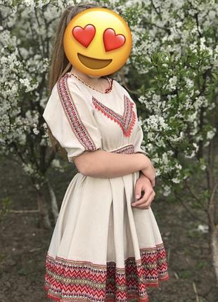 Вишите дитяче плаття 3