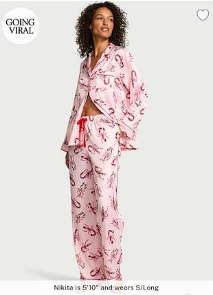 Пижама signature satin long pajama set