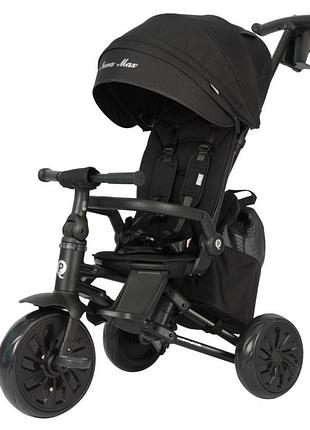 Велосипед складной трехколесный детский nova max black