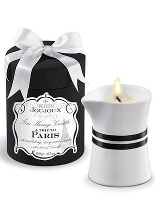 Масажна свічка з ароматом ванілі та сандалу petits joujoux — paris — vanilla and sandalwood, 190 мл.