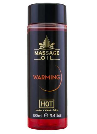 Согревающее массажное масло hot massage oil warming, 100 мл.