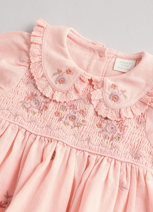 Нове платячко з вишивкою на дівчинку, від next, 80-86, буде до 92р.