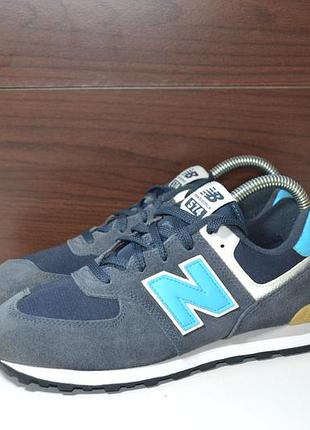 New balance 574 кроссовки 37-38р оригинал кожаные