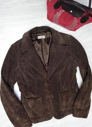 Переезд, скидки на все!замшевый пиджак, жакет clockhouse