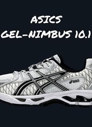 Asics gel-nimbus 10.1 white silver black