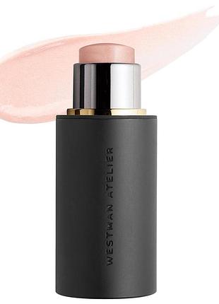 Кремовый хайлайтер-стик westman atelier lit up glow cream highlighter stick nectar без коробки 5 г