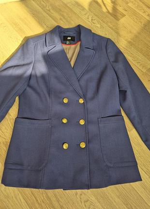 Продам синий пиджак h&amp;m