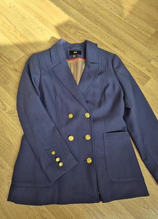 Продам синій піджак h&m