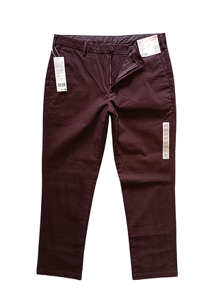 Штани чіноси uniqlo slim fit chino trousers (w34)