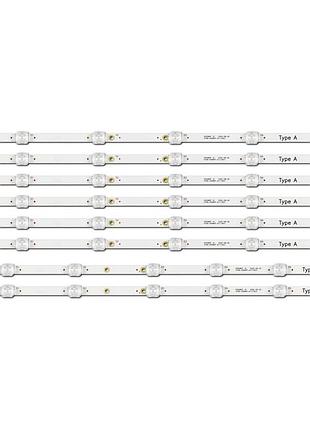 Led підсвітка tv 55“ 4708-k55wdf-a1113n21 4708-k55wdf-a1113n31 4708-k55wdf-a2117n41/n51 k550wdf a1/a2 8шт.