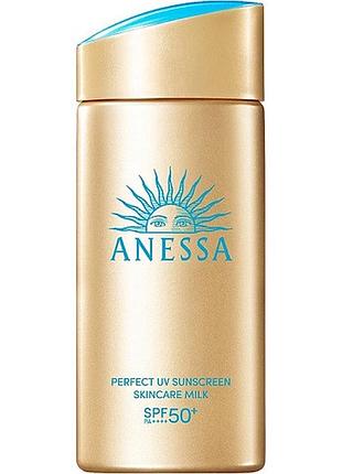 Солнцезащитное молочко shiseido anessa для лица и тела с spf 50+/pa++++ 90мл