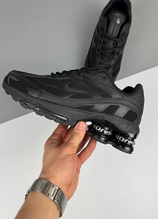 Nike shox ride 2 sp x supreme 'total black'