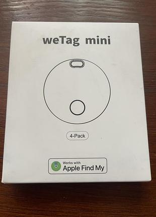 Wetag mini смарт-трекери 4 шт — нові в упаковці apple find my