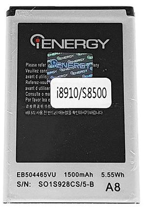 Аккумулятор ienergy для samsung s8500/i8910 (eb504465vu)