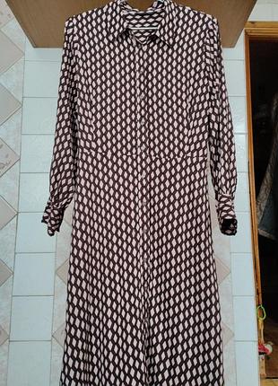 100% віскоза сукня з геометричним принтом розмір xl від m,&s collection